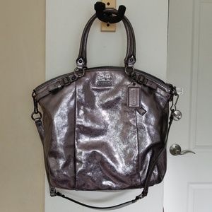 Rare! Coach Madison Lyndsey bag in Gunmetal